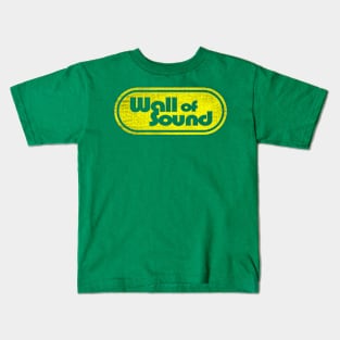 Retro Wall of Sound Kids T-Shirt